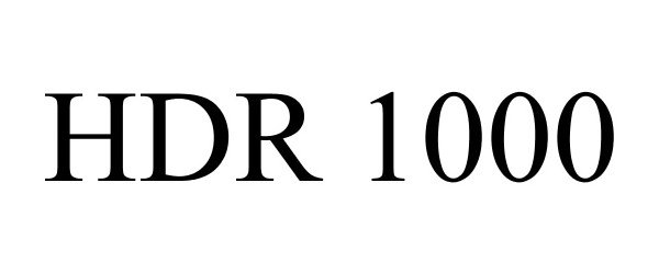  HDR 1000