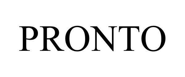 Trademark Logo PRONTO