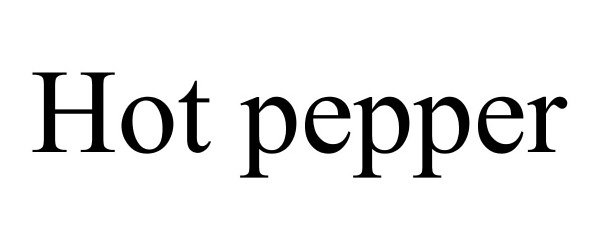 Trademark Logo HOT PEPPER