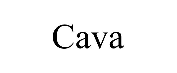 Trademark Logo CAVA