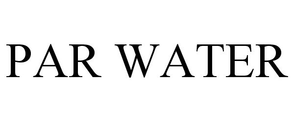  PAR WATER