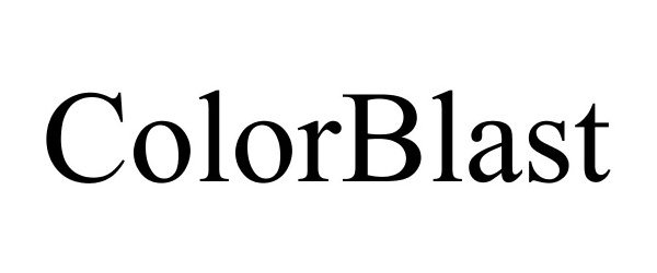 Trademark Logo COLORBLAST