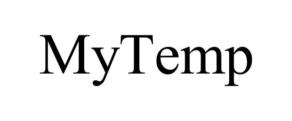 Trademark Logo MYTEMP