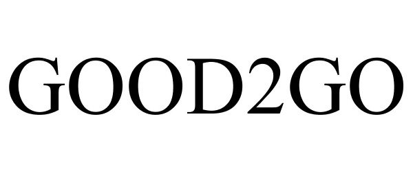 Trademark Logo GOOD2GO