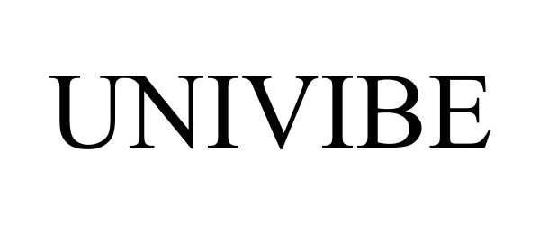 Trademark Logo UNIVIBE