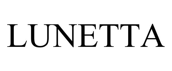 Trademark Logo LUNETTA