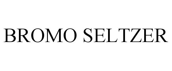Trademark Logo BROMO SELTZER