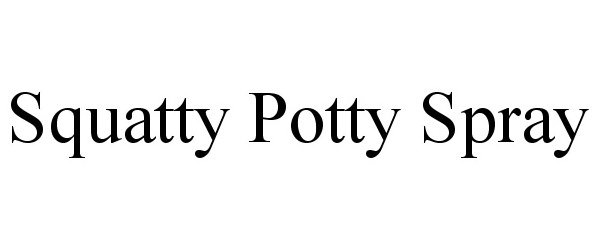 Trademark Logo SQUATTY POTTY SPRAY