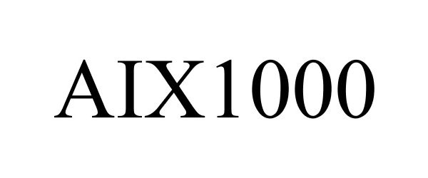 Trademark Logo AIX1000