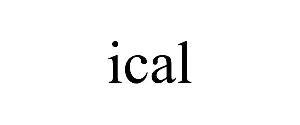 Trademark Logo ICAL