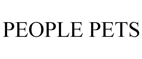 Trademark Logo PEOPLE PETS