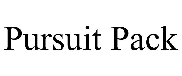 Trademark Logo PURSUIT PACK
