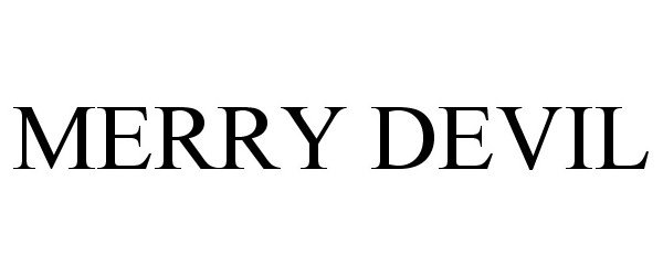 Trademark Logo MERRY DEVIL