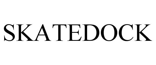Trademark Logo SKATEDOCK