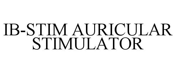 Trademark Logo IB-STIM AURICULAR STIMULATOR