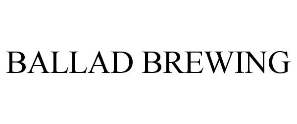  BALLAD BREWING