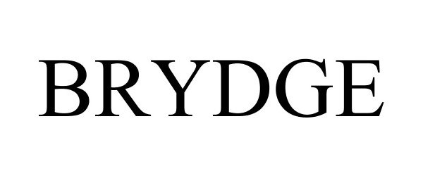 Trademark Logo BRYDGE
