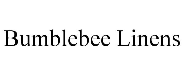 Trademark Logo BUMBLEBEE LINENS