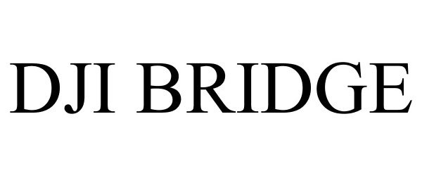 Trademark Logo DJI BRIDGE