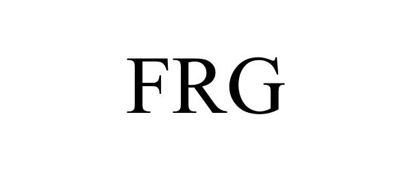Trademark Logo FRG