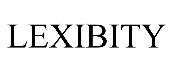 Trademark Logo LEXIBITY