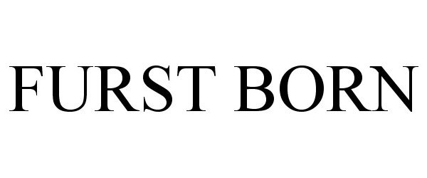 Trademark Logo FURST BORN