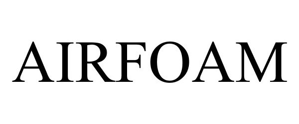 Trademark Logo AIRFOAM