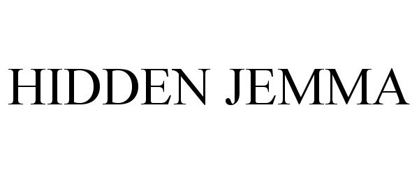 Trademark Logo HIDDEN JEMMA