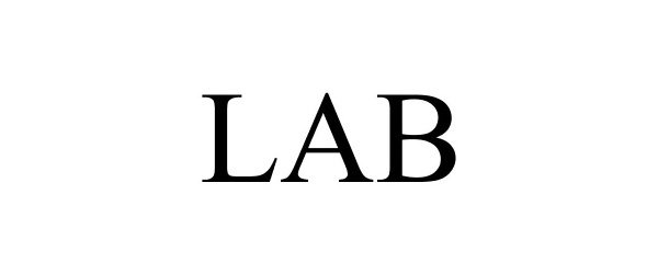 Trademark Logo LAB