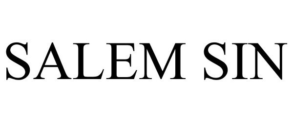 Trademark Logo SALEM SIN