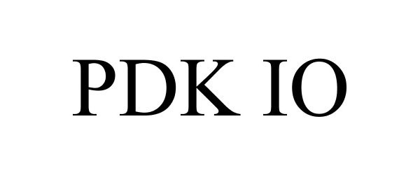 Trademark Logo PDK IO