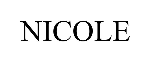 Trademark Logo NICOLE