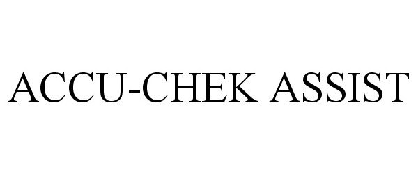  ACCU-CHEK ASSIST