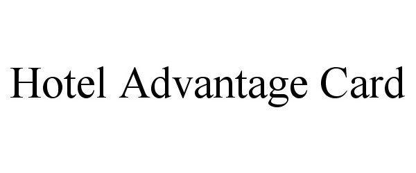  HOTEL ADVANTAGE CARD