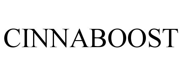 Trademark Logo CINNABOOST