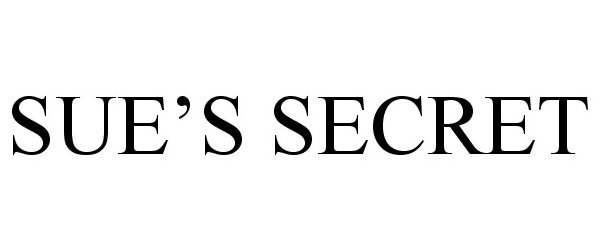  SUE'S SECRET