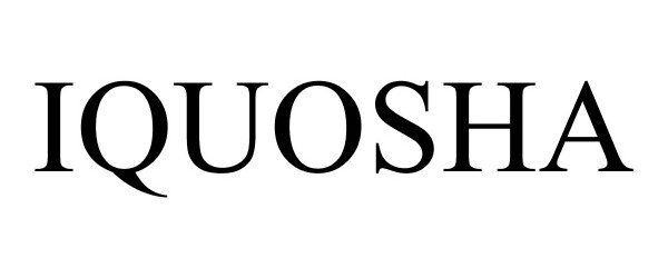 Trademark Logo IQUOSHA