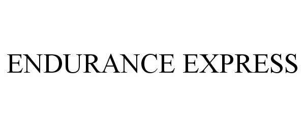 Trademark Logo ENDURANCE EXPRESS