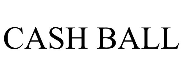 Trademark Logo CASH BALL