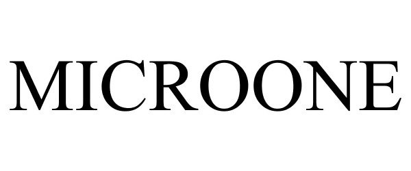 Trademark Logo MICROONE