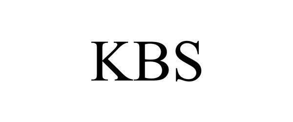 Trademark Logo KBS