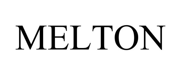 Trademark Logo MELTON