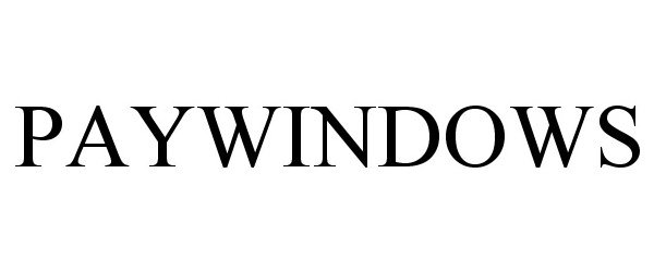  PAYWINDOWS