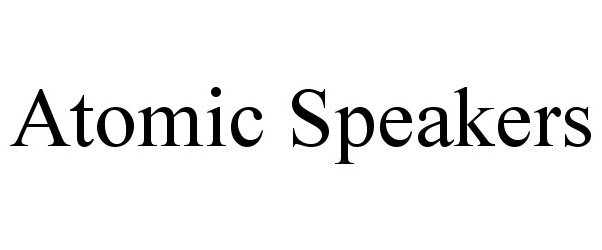  ATOMIC SPEAKERS