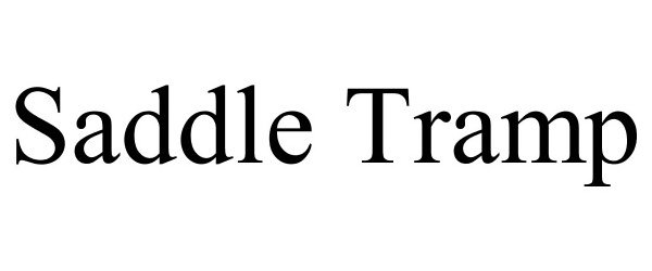 Trademark Logo SADDLE TRAMP