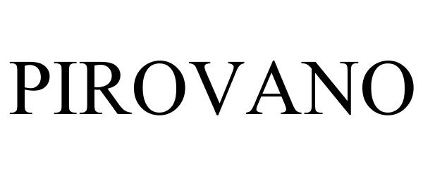 Trademark Logo PIROVANO