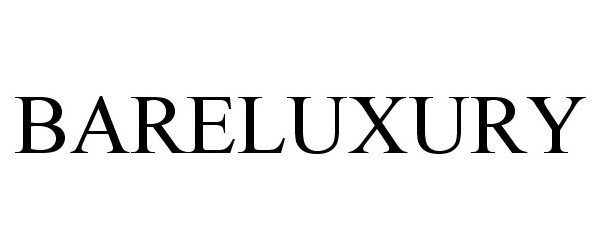 Trademark Logo BARELUXURY