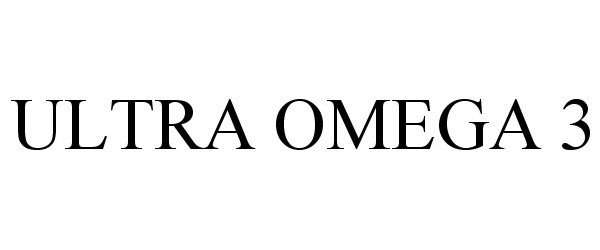 Trademark Logo ULTRA OMEGA 3
