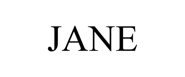 Trademark Logo JANE