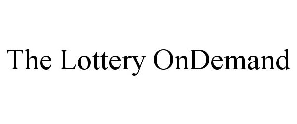  THE LOTTERY ONDEMAND